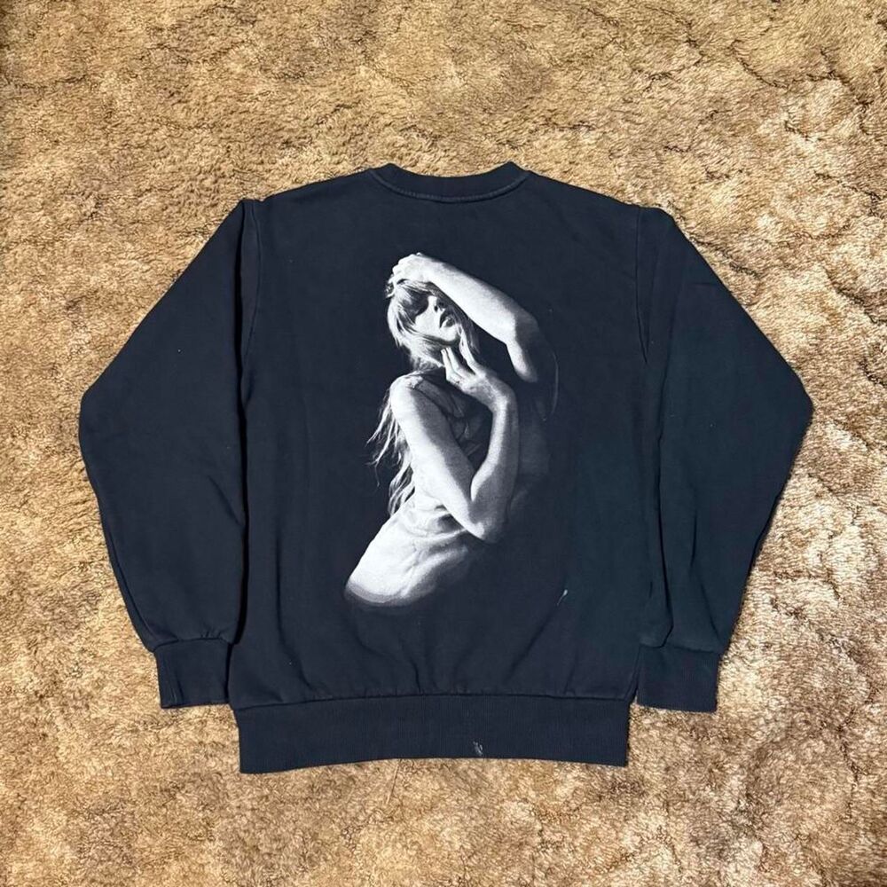 Taylor Swift The Tortured Poets Department Crewneck Black Small